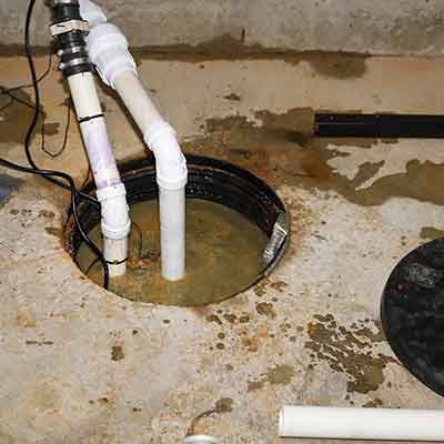 sump pump failure water damage clean up near Louisville